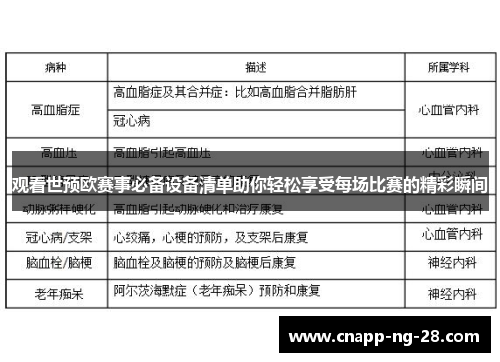 观看世预欧赛事必备设备清单助你轻松享受每场比赛的精彩瞬间